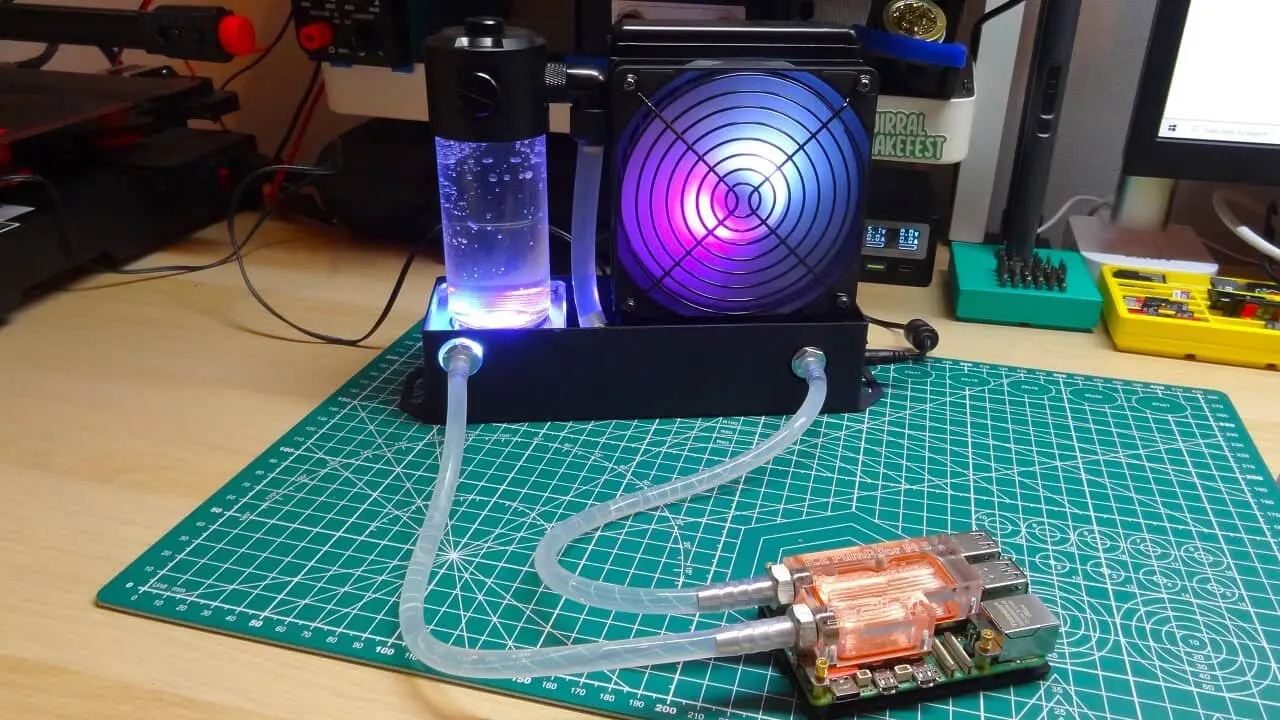 Raspberry Pi 5 water cooling