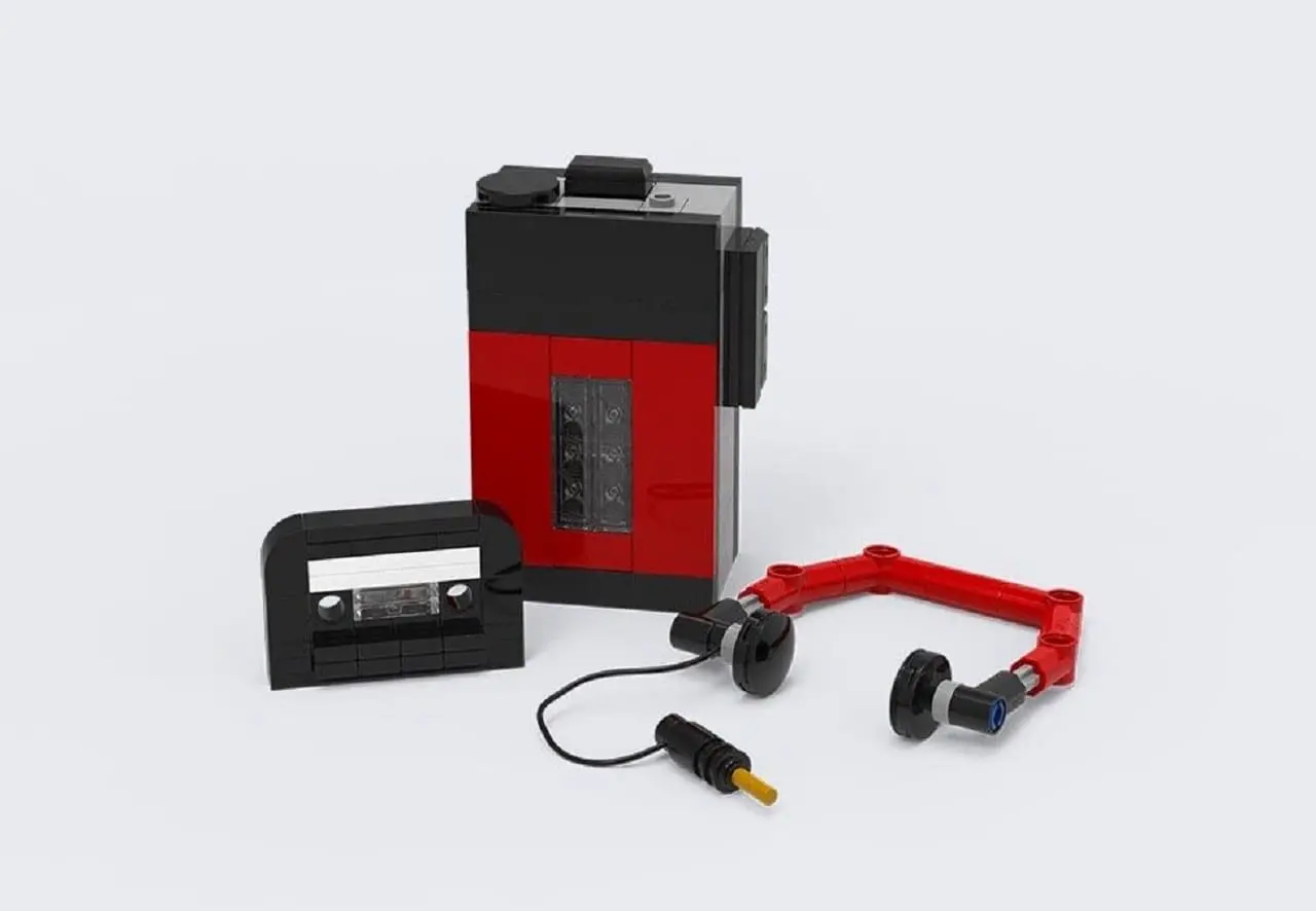LEGO Walkman and Cassettes