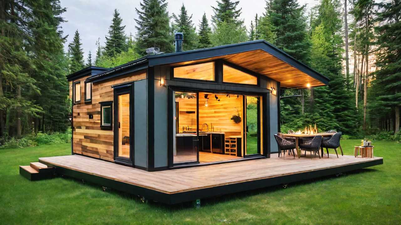 Canada Unveils Spacious Tiny Home with Outdoor BBQ Haven